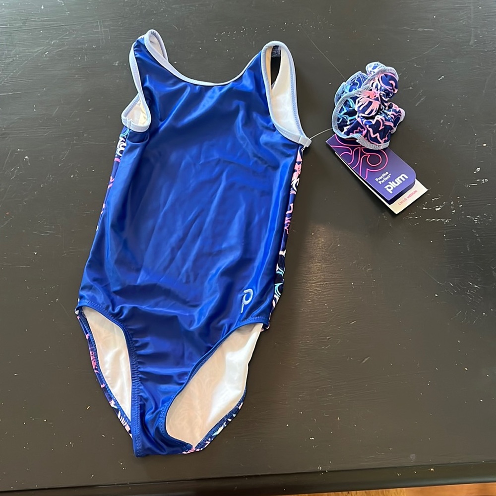 Plum practice wear leotard
